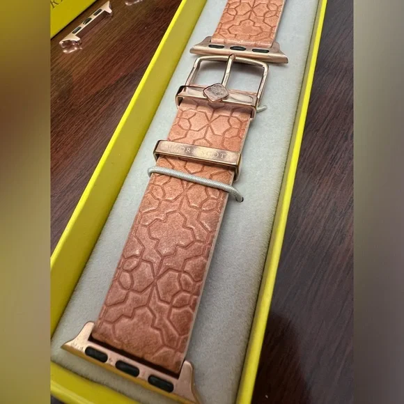 Kendra Scott Filigree Leather Watch Band - Picture 4 of 11